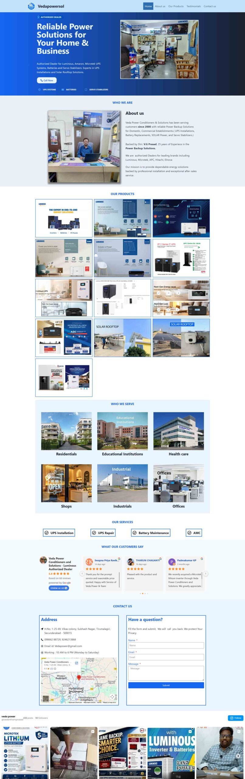 vedapowersol.com